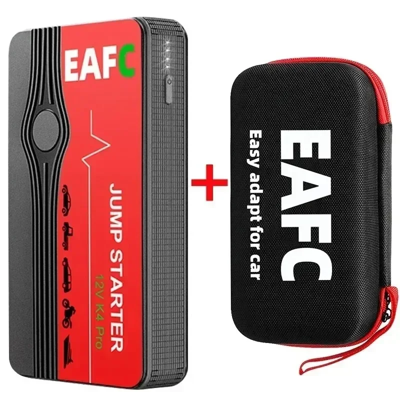 Car Jump Starter Jump Starter Car Battery Charger Portable Battery Charger EAFC Car Jump Starter 600A Car Battery Starting Tool 12V Battery Boost Charger Power Bank Emergency Outdoor Start Device