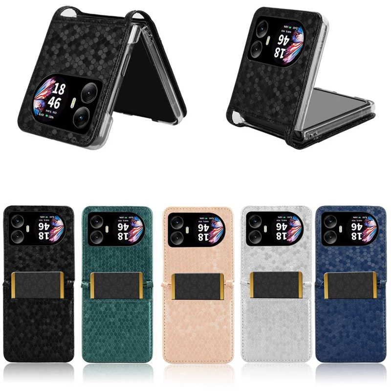 Luxury Leather Flip Wallet Phone Case with Stand Function and Card Holder