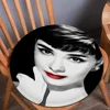 Vintage Audrey Hepburn Modern Minimalist Style Seat Cushion Office Dining Stool Pad Sponge Sofa Mat Non-Slip Chair Cushions 4