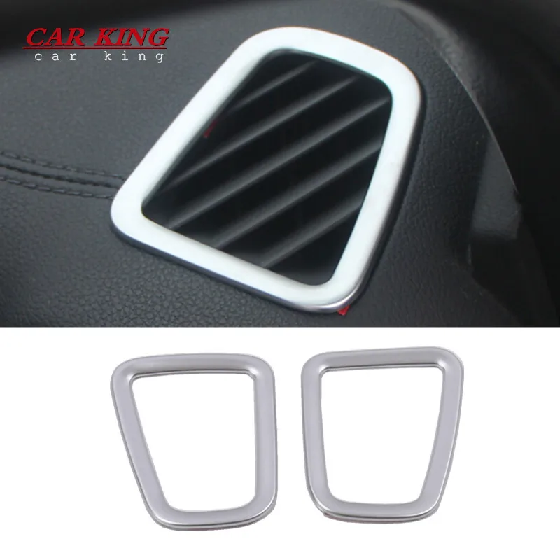 

For KIA Sportage 4 QL KX5 2016 2017 2018 Car Small air outlet Decoration Cover Trims ABS Matte car styling accessories 2pcs