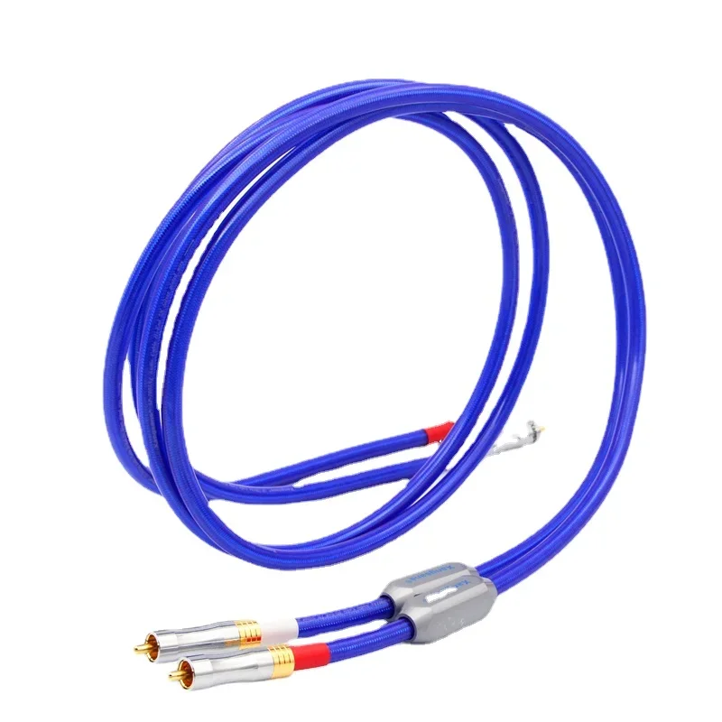 

4-ядерный кабель 15AWG 7N OCC посеребренный аудиокабель Rca Hifi усилитель сигнальной линии