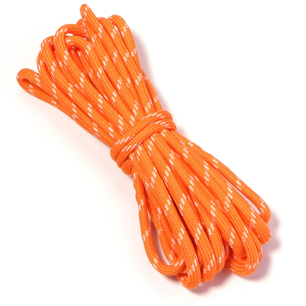 Colorful 5mm Braided Polyester Nylon Cord - 5 Yards for Crafting & DIY Projects