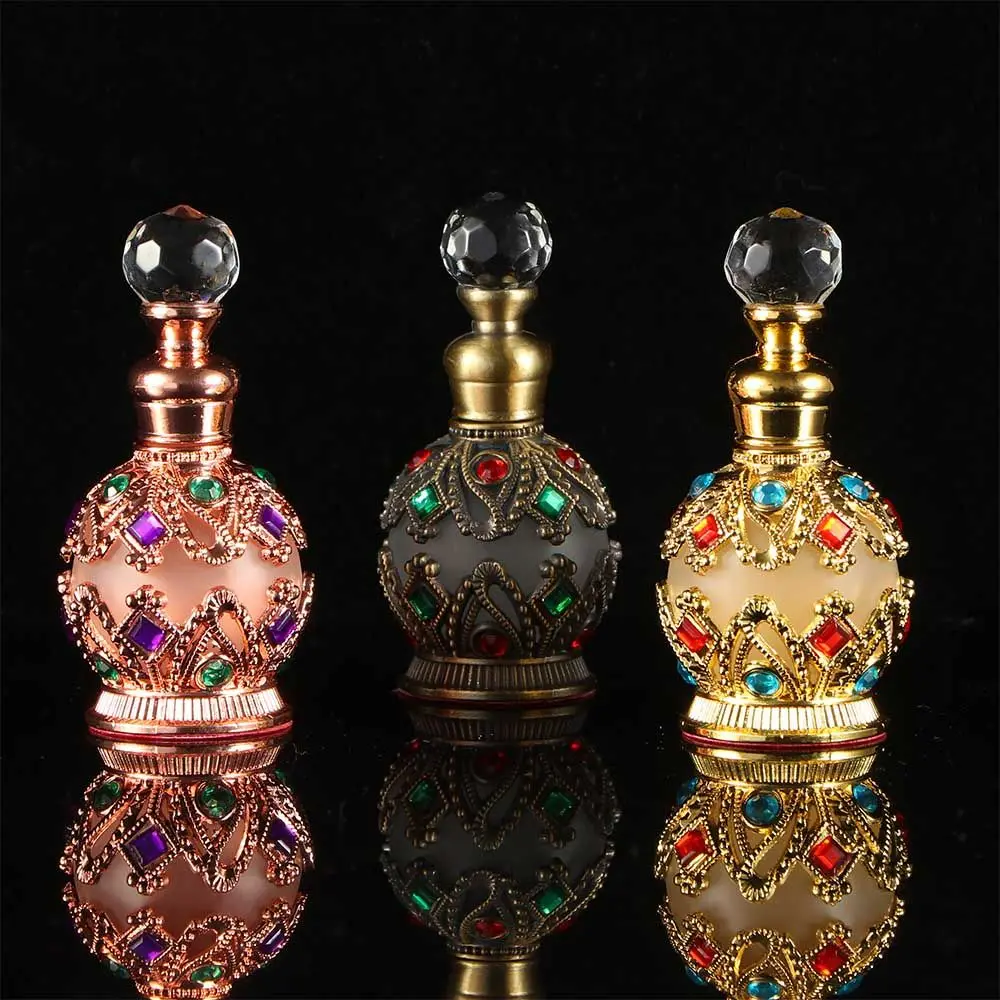 

Professional Vintage Arab Style Middle East Style Refillable Bottles Perfume Container Empty Bottle Perfume Bottle