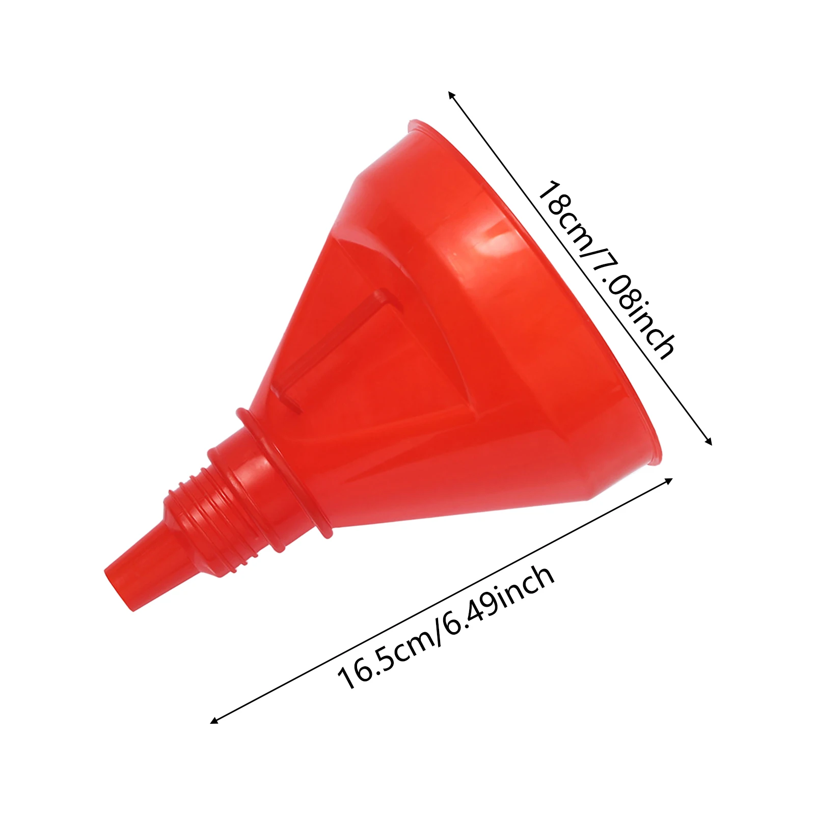 مجموعة قمع بلاستيكي للسيارات ذات فم واسع للوقود والزيت، قمع زاوية قائمة مرنة متعددة الاستخدام لمبرد المياه وزيت المحرك