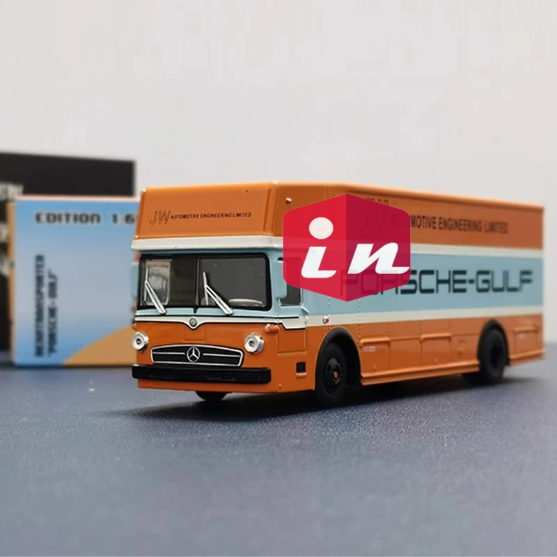 

Schuco 1/64 Renntransporter Gulf Racing DieCast Model Car Collection Limited Edition Hobby Toys