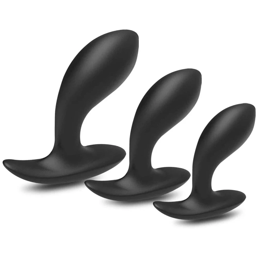 Analkugeln aus Silikon, Analplug, Trainingsset, riesiger ausgestellter Sockel, tragbarer hohler Analplug, Prostatamassage, G-Punkt_voghion.com