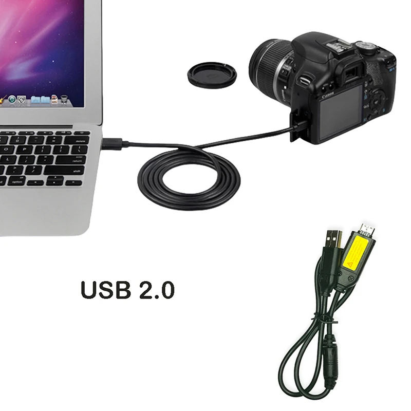 삼성 디지털 카메라용 USB 데이터 충전 케이블 삼성 카메라용 전원 공급 코드 WB210 ES10 ES57 ES60 ST10 PL20 i8 L100