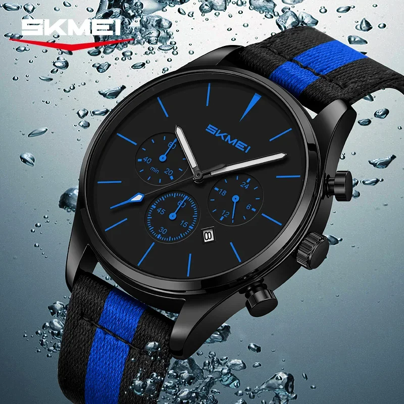 SKMEI 2367 Luxury Waterproof Men Women Quartz Watch Casual Business Calendar Sport Wristwatches Male Clock Reloj Hombre 9133