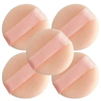 5 Pcs under Eye Puff Sponge Powder Concealer Practical Puffs Flocking Comfortable Makeup Girl Blender Sponges 2