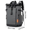 Men's Travel Bag 15.6inch Laptop Computer Backpack Outdoor Waterproof Camping Hiking School Bag College Business Rucksack 6