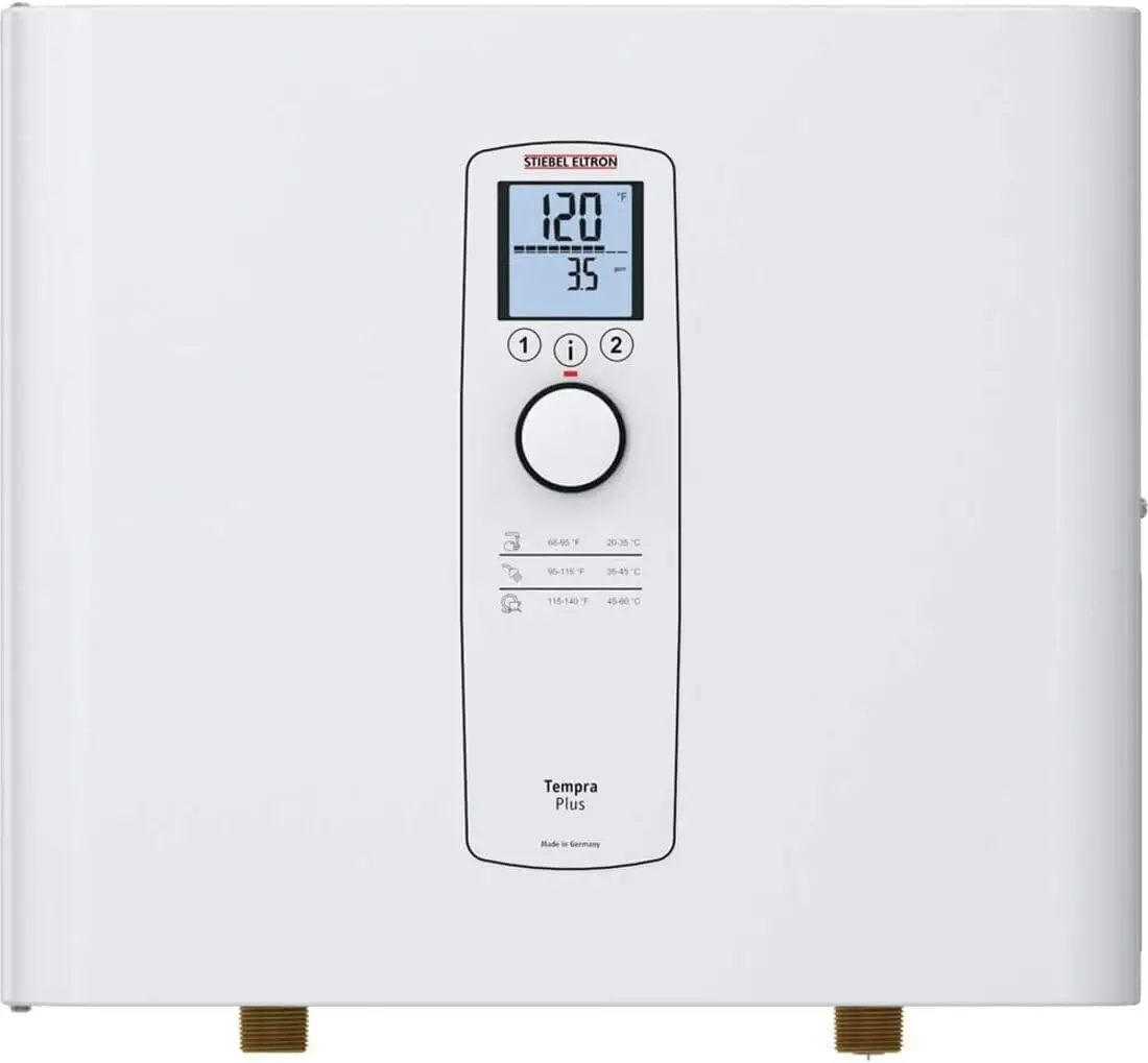 Tankless Water Heater Tempra 20 Plus Electric on Demand Hot Water Eco White It&rsquo;s Noise Free While in Use