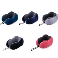 Soft U-shaped Memory Foam Neck Pillow Travel Pillow Massage Neck Pillow Sleeping Airplane Pillow Cervical Healthcare Bedding 1