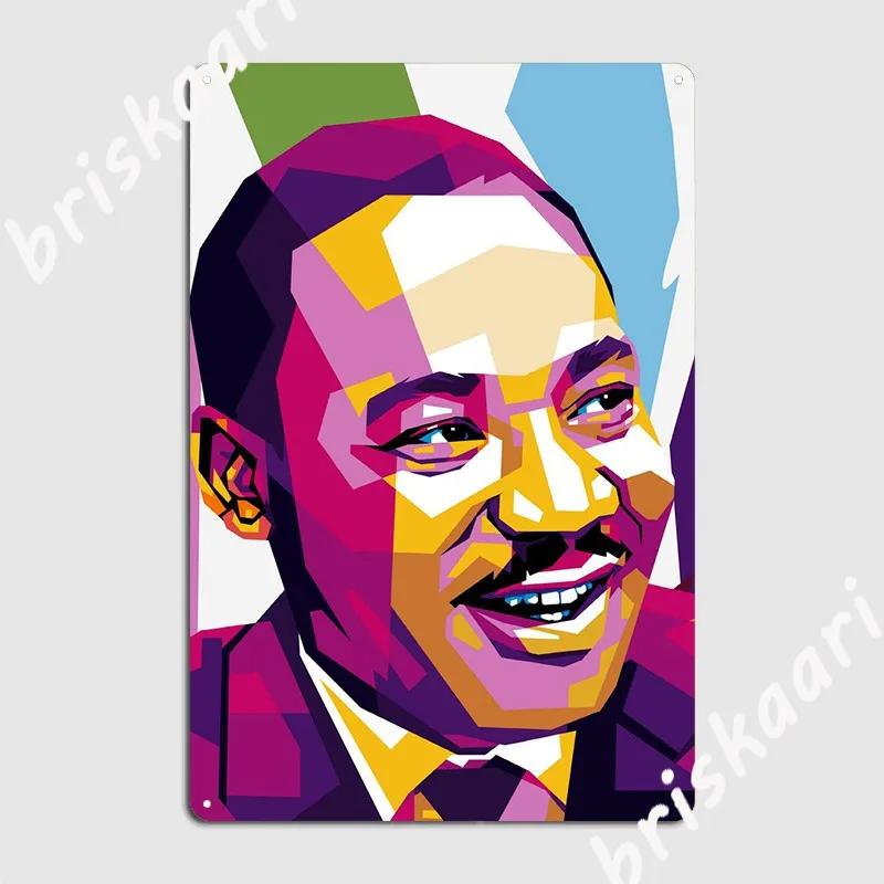 Постер Martin Luther King Jr металлический плакат кинотеатр гостиная печать украшение для