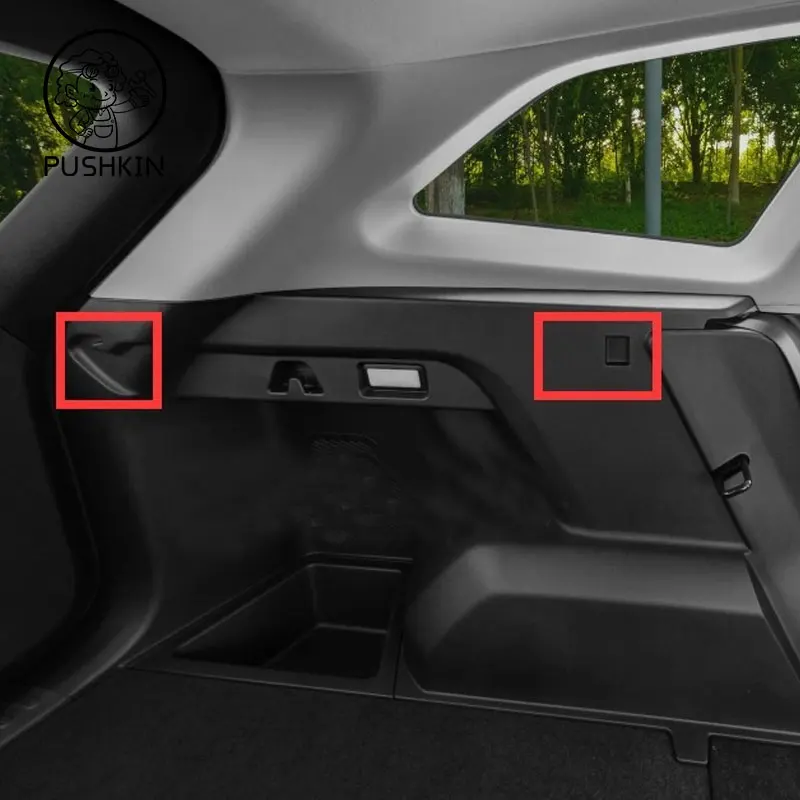 Car Rear Trunk Curtain Cover Rear Rack Partition Shelter Canvas Storage Decoration Accessories for Geely Atlas PRO Starray