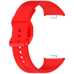 Soft Silicone Sport Strap for Smartwatch - Replaceable Bracelet Wristband (Red)