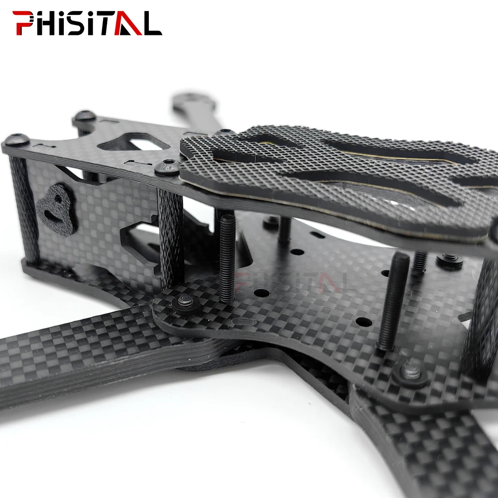 APEX HD 7 inch Frame Kit Carbon Fiber Quadcopter Long Range 5.5mm arm 315mm DIY parts For FPV Freestyle RC Racing Drone 3 APEX HD 7 inch Frame Kit Carbon Fiber Quadcopter Long Range 5.5mm arm 315mm DIY parts For FPV Freestyle RC Racing Drone - Image 3