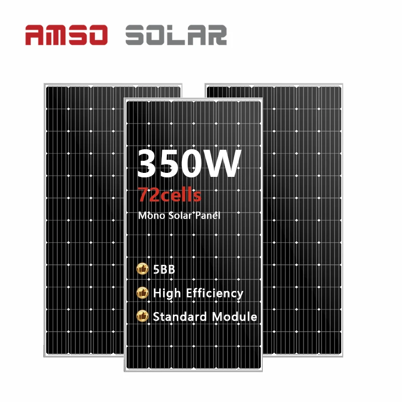 Modulo Solare 5Bb 350 Watt 72 Celle Pannello Monocristallino 350 W Es Fotovoltaico