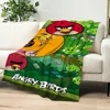 Game A-Angry-S Cartoon B-Birds Funny skicomfort warm Soft Baby blanket suitable Home Blanket for Home Office Daily Use Cover 5