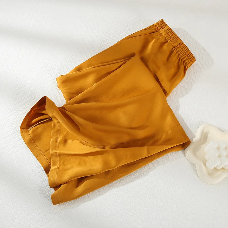 Viscose Pajamas Pants Home Sleepwear Spring Summer New Thin Casual Trousers Pyjama Bottoms Homewear Sleep Pants Woman_ecoleips.com