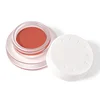 Foreverkey Blush Paste Mud New Ruddy Sun Red Women's Monochrome Blush Purple Expansion Color Eye Shadow Matte Blush Mud 6