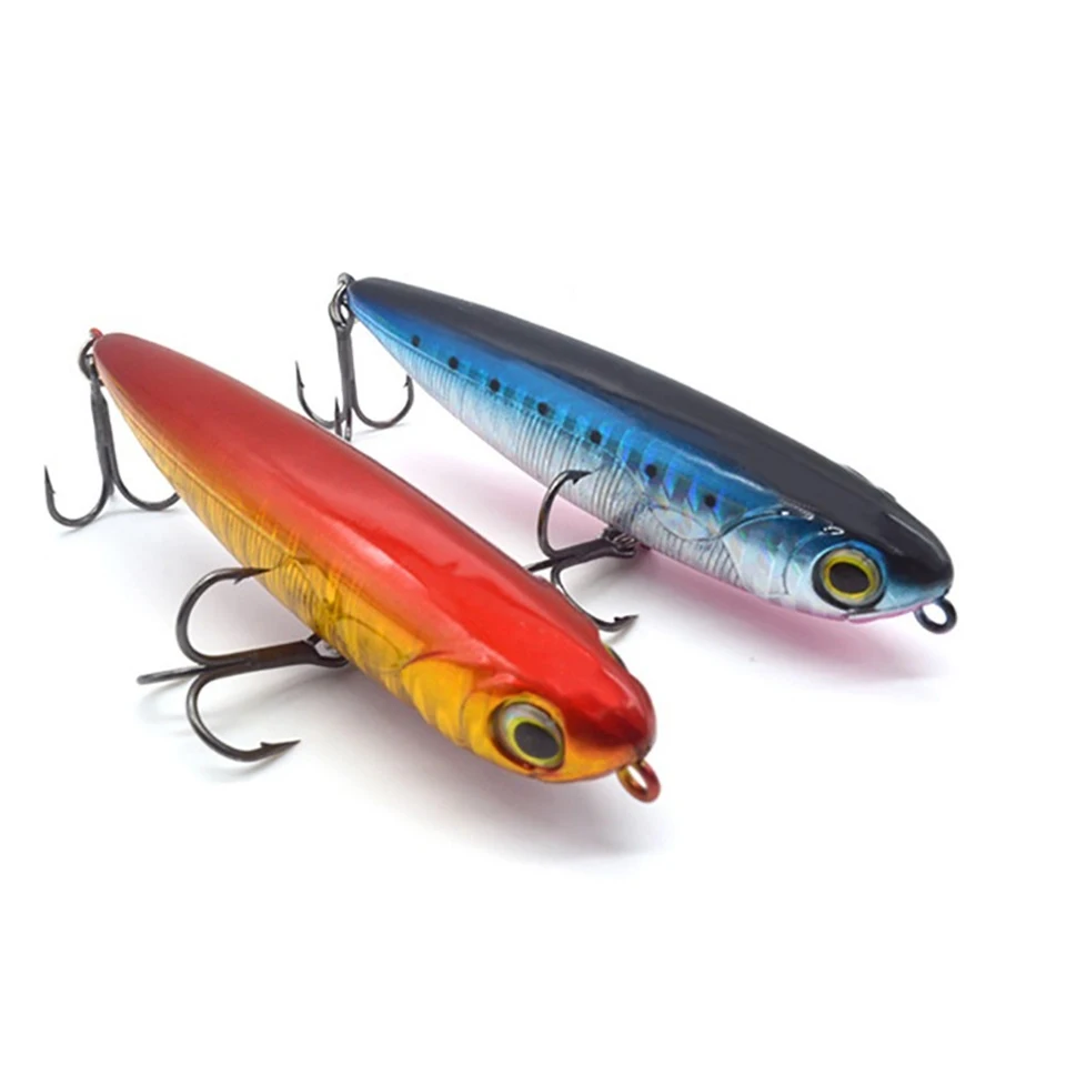 71mm/ 7g New Topwater Pencil WTD Surface Fishing Lure Walk The Dog  Artificial Saltwater Hard Bait Bass Plastic Walker Tackle