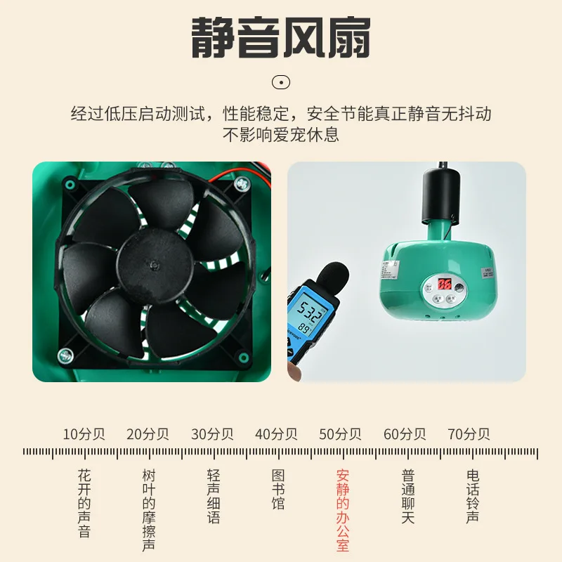 Pet Heating Lamp Animal Warm Light Chicken Thermostatic Temperature Controller Heater Reptile Box Heating lamp 220V 