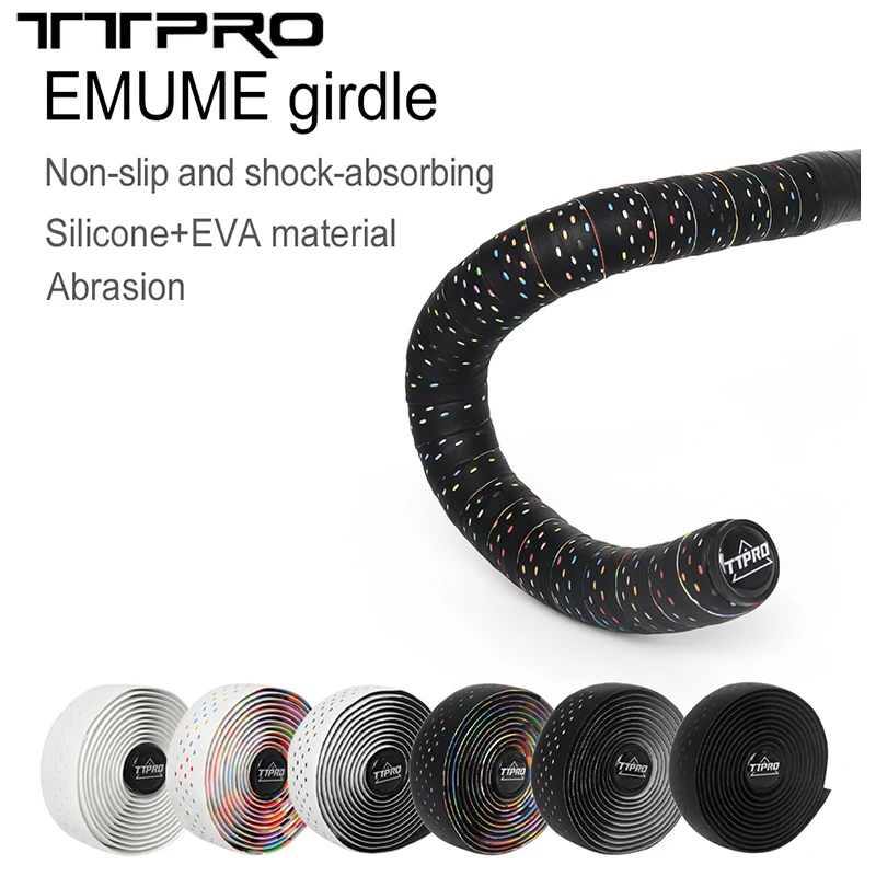 Handlebar Tape for Road Bike Gravel Unti-slip 2100mm PU EVA White Black Dust-proof Handlebar Wraps Breathable Straps bike handlebar tape bike accessory