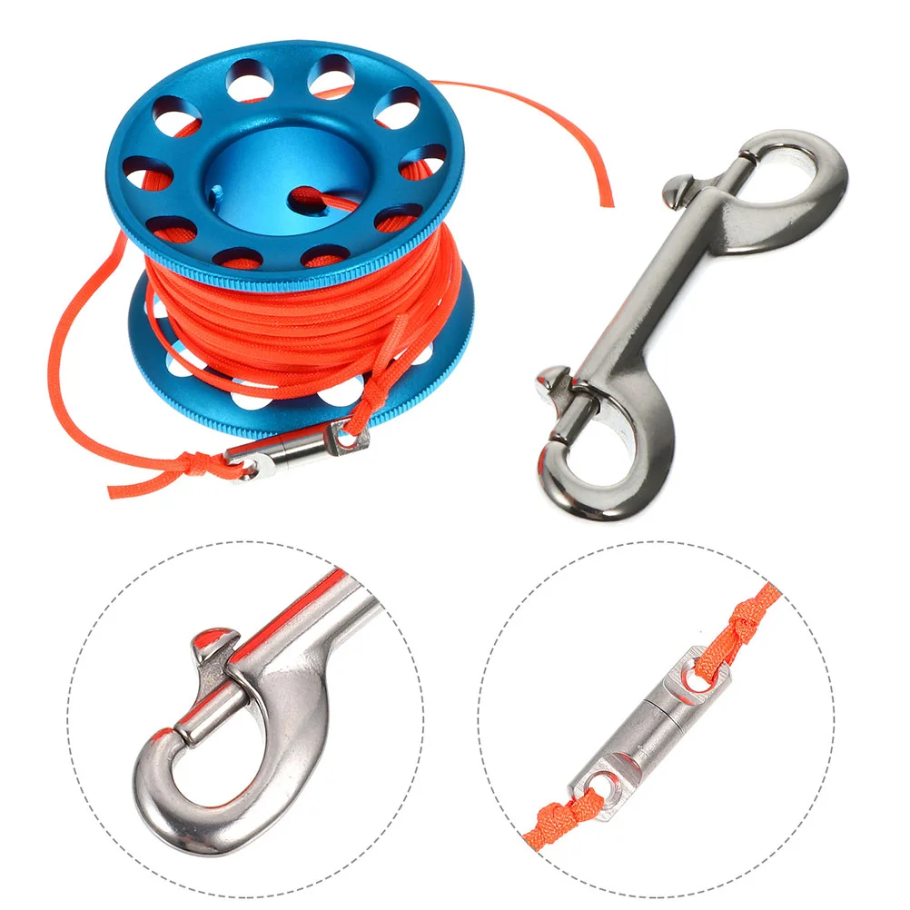 

1 Set of Professional Scuba Diving Spool Underwater Diving Reel Diving Tool (Blue)