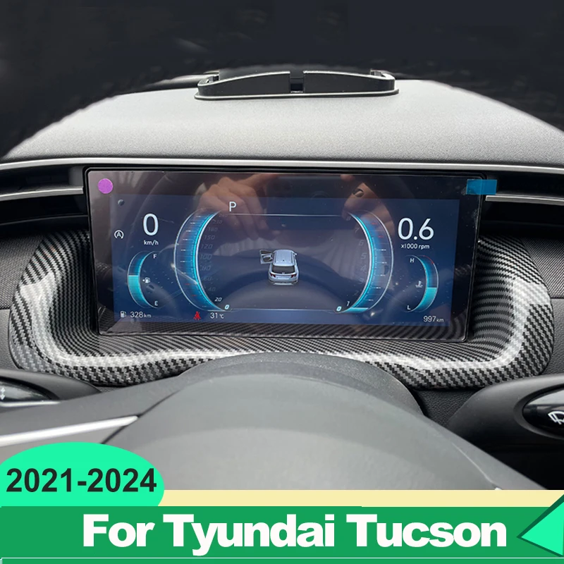 ABS Car Dashboard Display Meter Ring Speedometer Gauge Cover Trim Frame ...