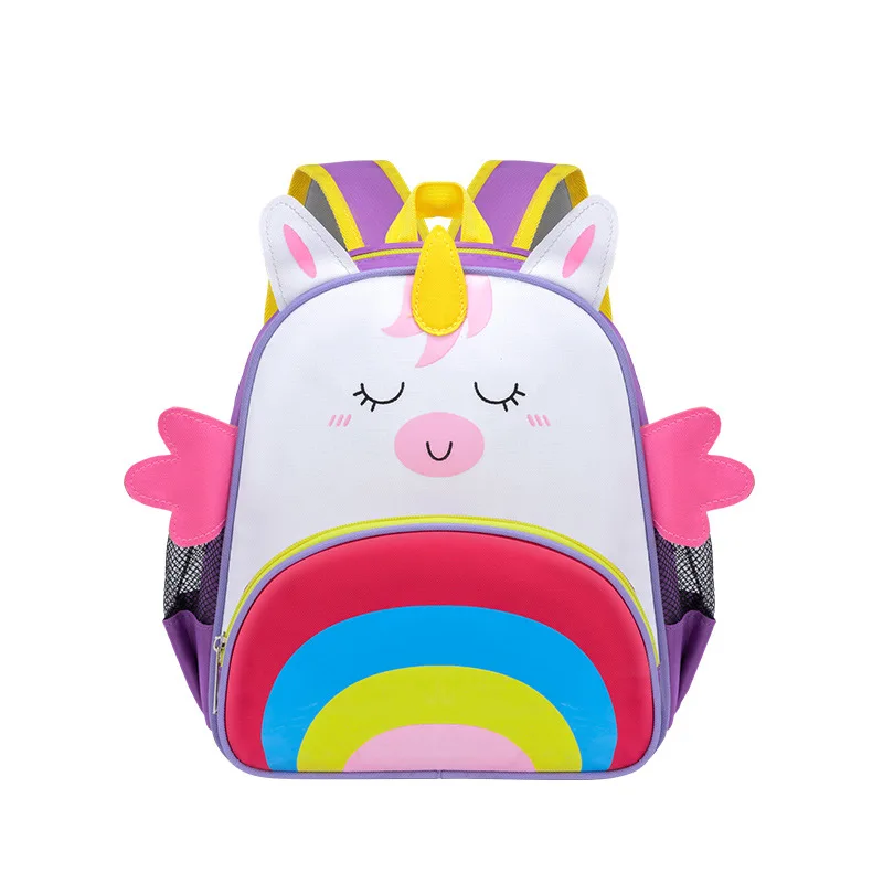 

Toddler Backpack 3D Unicorn Cute Rainbow Cartoon Girl Kindergarten Schoolbag Waterproof Preschool Backpack For Baby Girls