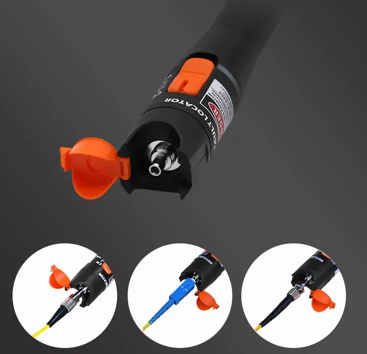 Visual Fault Locator, Fiber Optic Cable, Laser Light Source Pen, 20MW, TM191