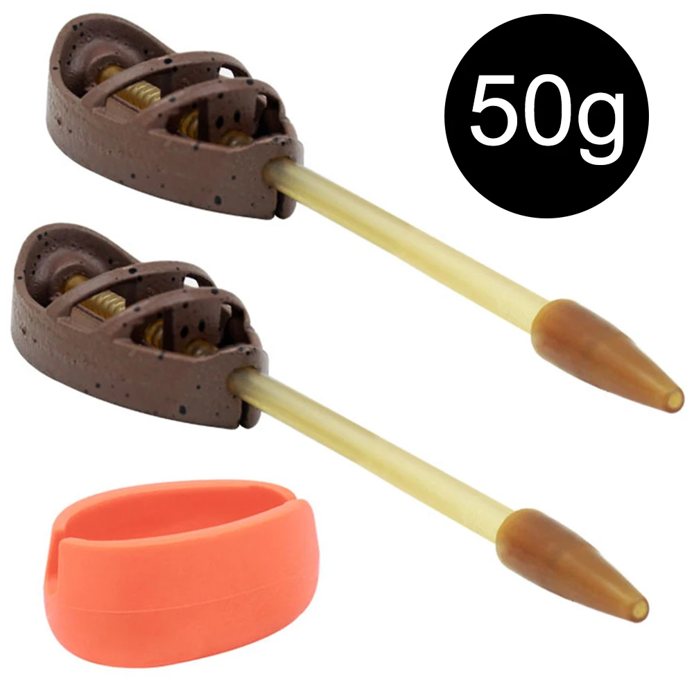 Zinc Alloy Portable Inline Fishing Bait Feeder