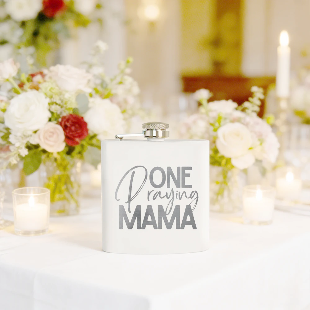 6온스 스테인리스 스틸 레이저 각인 포켓 힙 플라스크, 어머니의 날, 할머니 생일, 추수감사절, 크리스마스, 조부모님을 위한 선물