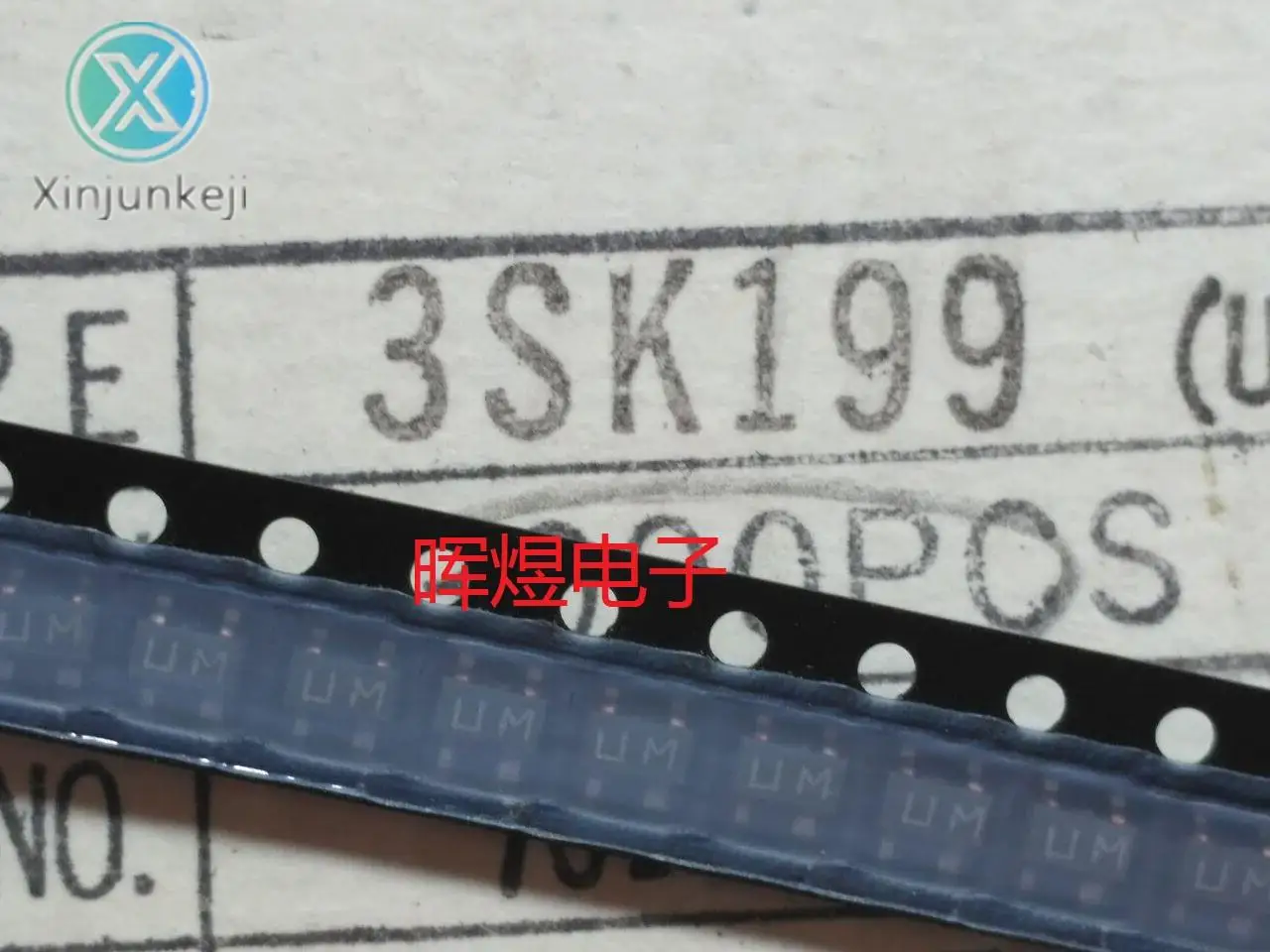 

10pcs orginal new 3SK199 double grid FET SOT-143 screen printing: UM