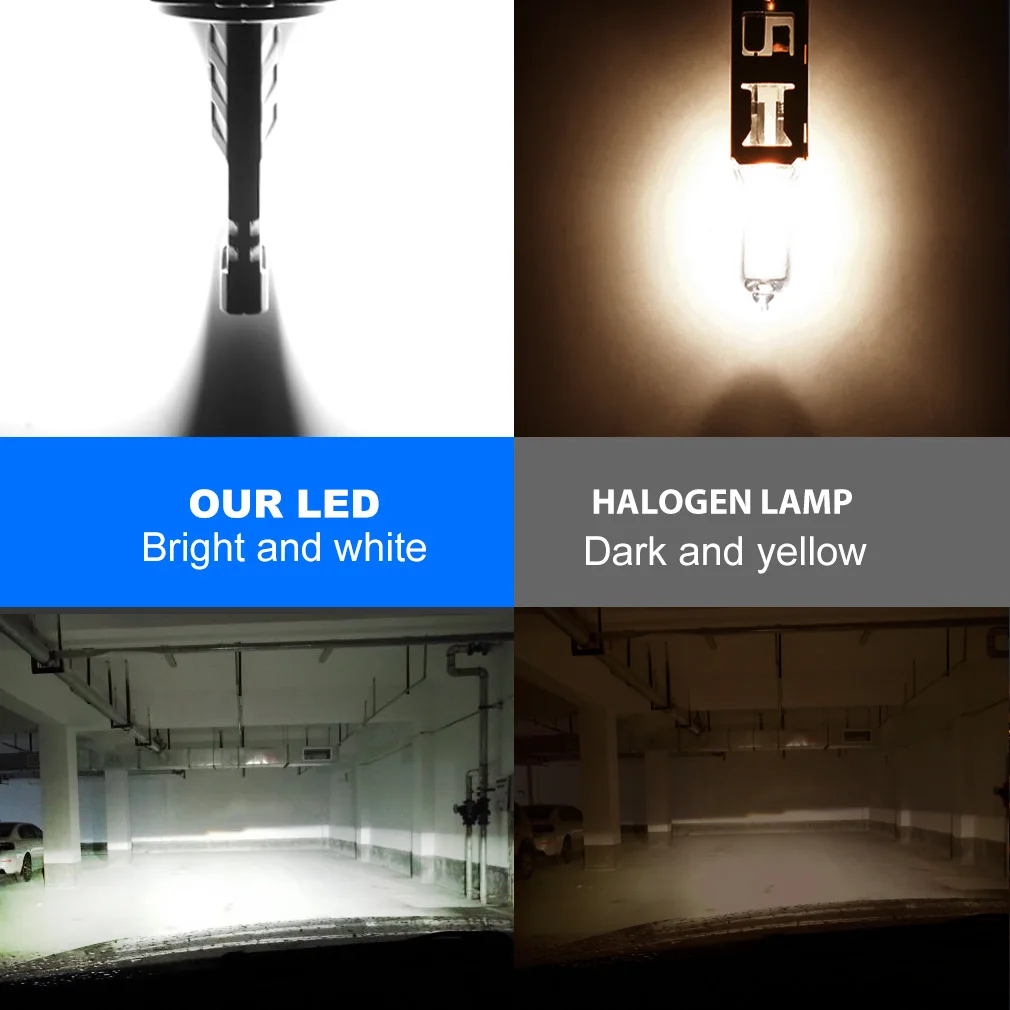 S&D 9005 HB3 9006 HB4 LED 헤드라이트 전구 캔버스 30000LM 120W 초고휘도 6000K 화이트 자동차 LED 헤드램프 (플러그 앤 플레이)