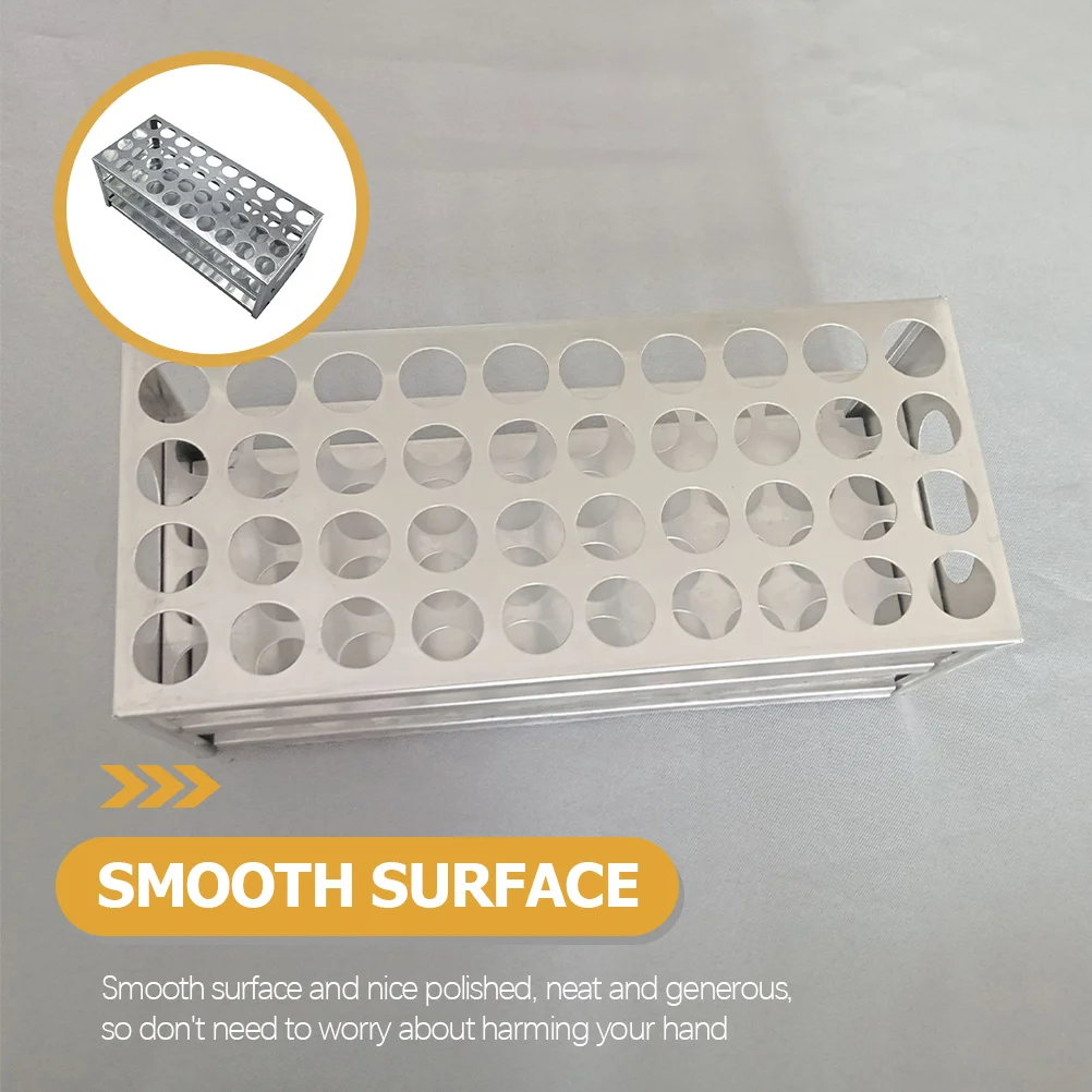 Laboratory Test Tube Stand Experiment Test Tube Rack Metal Rack for Test Tube