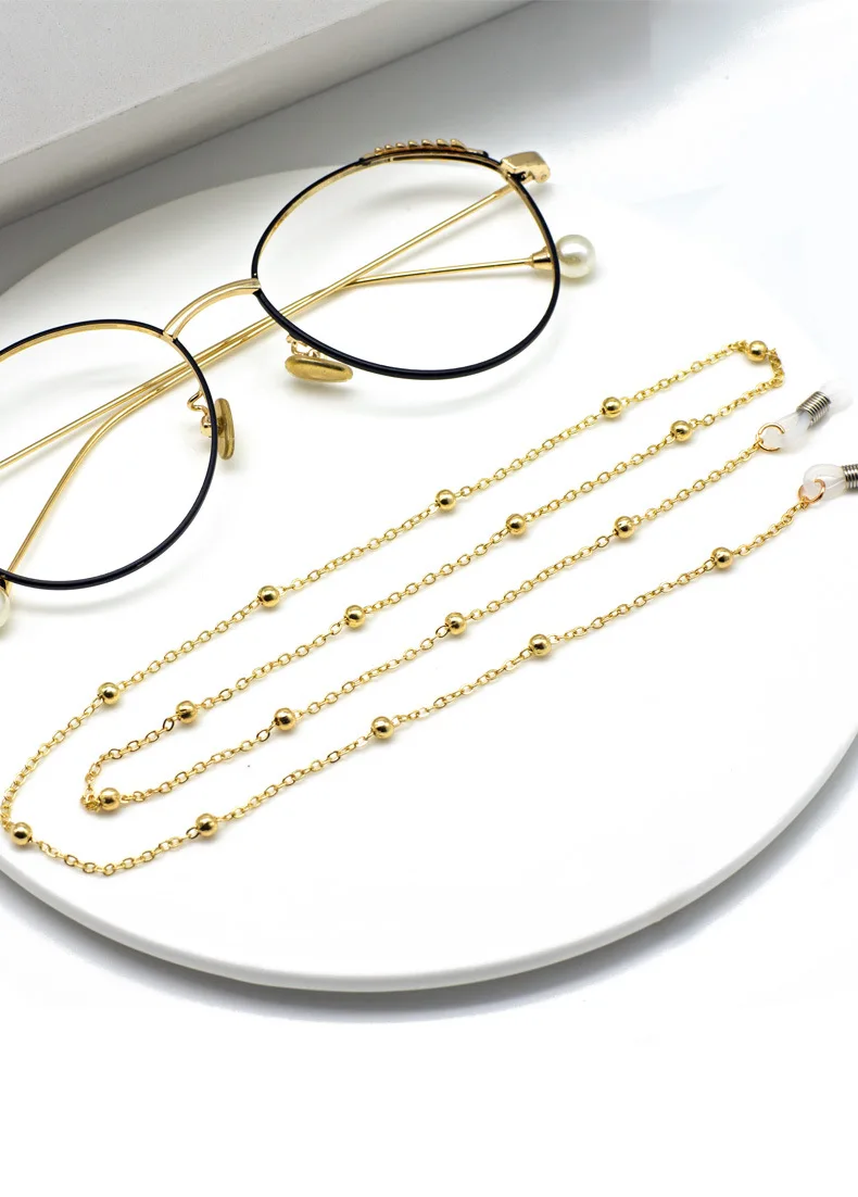 

Fashion Glasses Chain for Women Metal Sunglasses Cords Gold Black Silver Color Rope Eyewear Accessories Birthday Cosplay