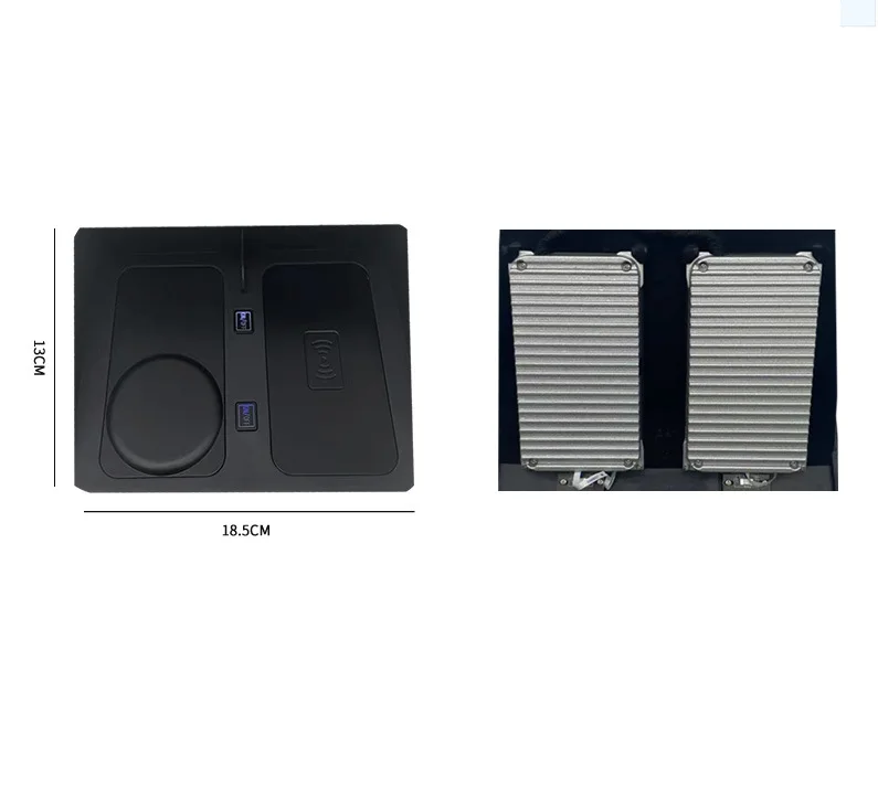 For Toyota Sienna 2022 2023 2024 Car Wireless Charger Center Console 15W Double Fast Charging Pad Mobile Phone Holder Accessorie detail image 9