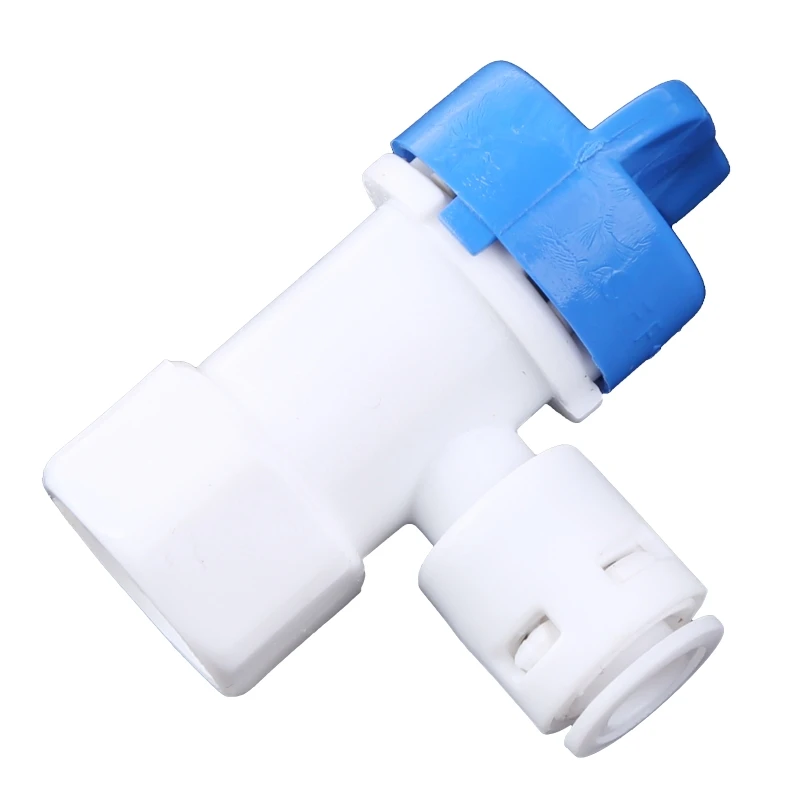 808F Tank Angle Ball Valve 1/4'' Tube For RO Reverse Osmosis Filter System Purifier