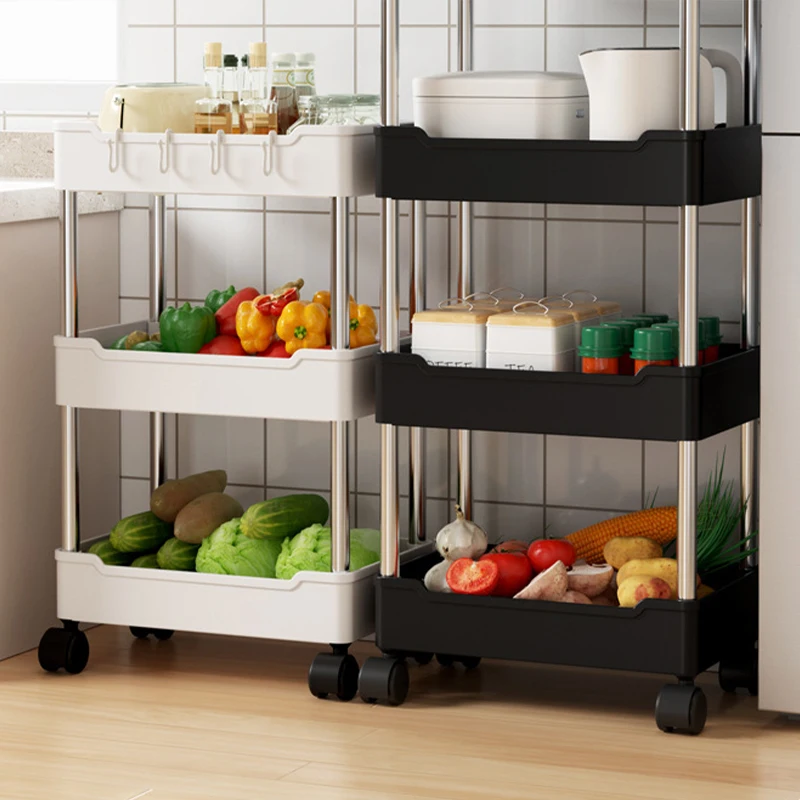 Hostorage | Mehrlagiger Multifunktions Trolley auf Rollen