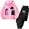 2 Kpop Devil Hunter hoodie and sweatshirt sets for children's anime fashion with fleece warmth autumn clothing gifts