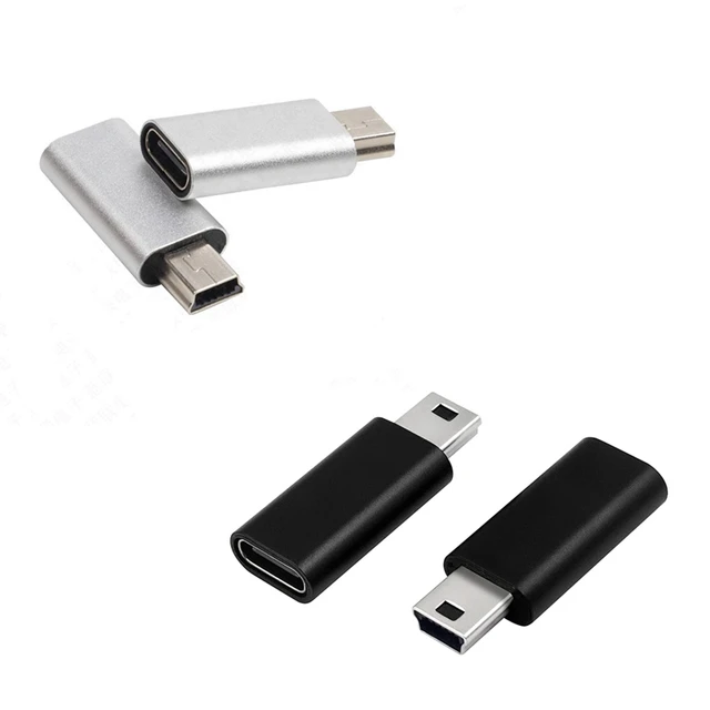 USB C to Mini USB 2.0 Adapter Type C Female to Mini USB Male Convert  Connector for GoPro MP3 Players Dash Cam Digital Camera GPS