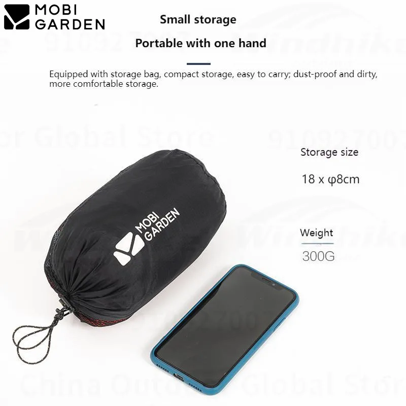 MOBI GARDEN Envelope Splicing Sleeping Bag Liner Sleeping Bag Lining With Pillow Case High Elasticity Breathable 300g 2 Style