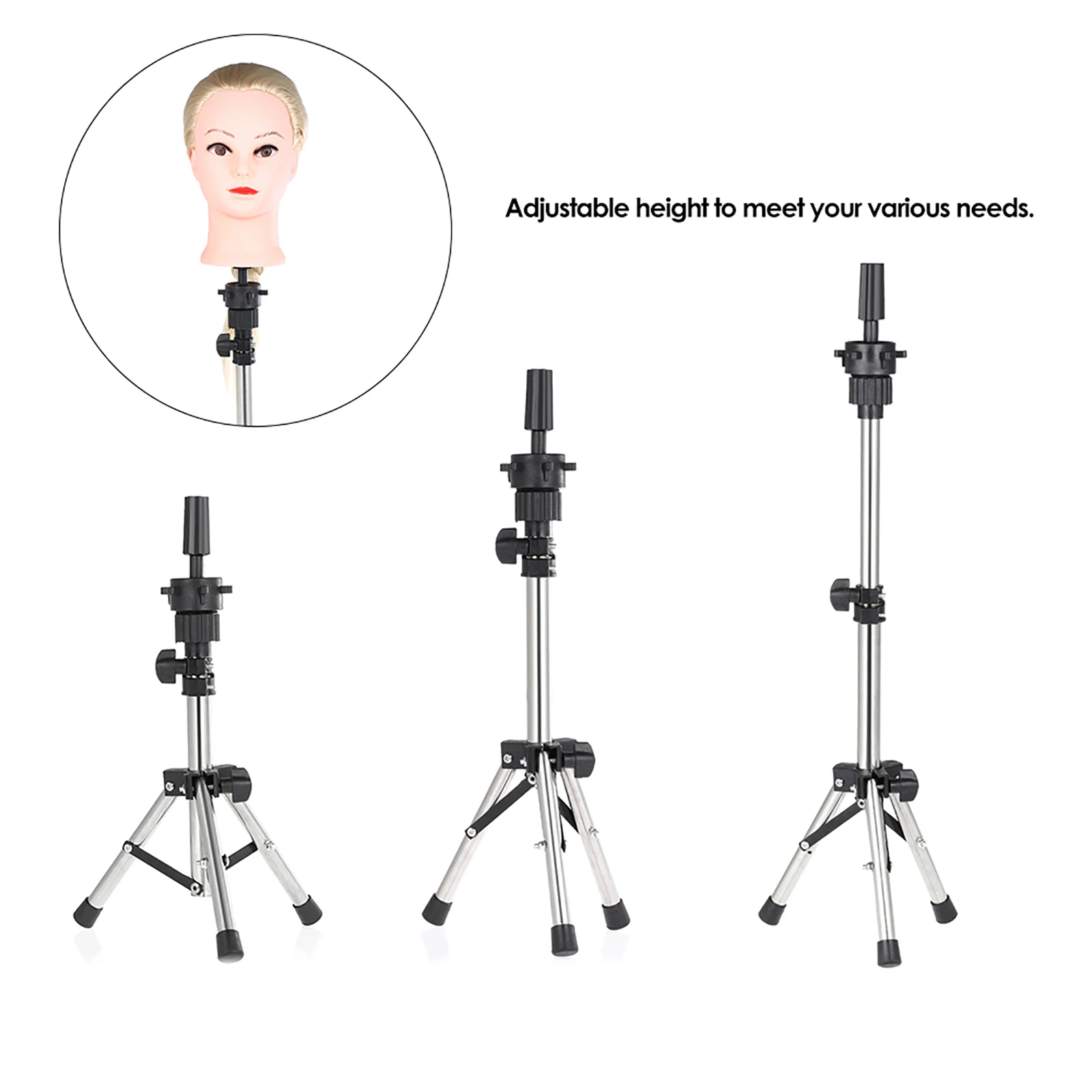 Adjustable Salon Hairdressing Tripod 2