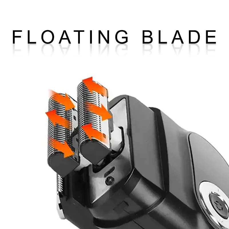 KM-2026 Elektresch Männer Professionell Clipper LCD Display Baart Hoer Trimmer USB Raséierapparat Männer_voghion.com