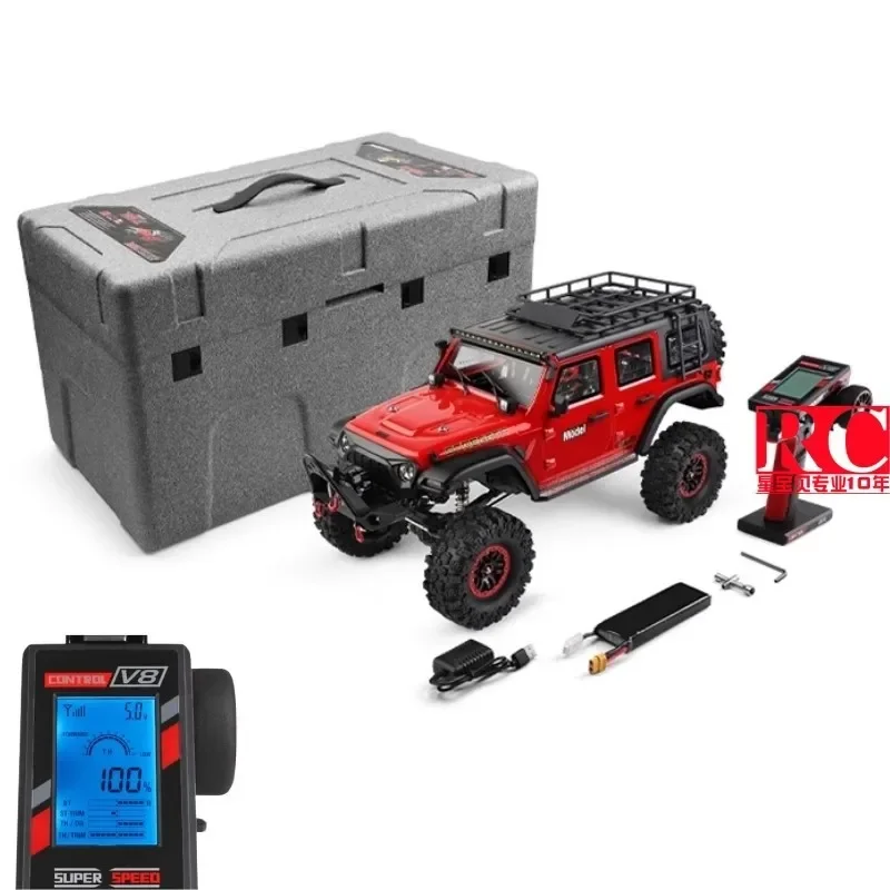 Weili Wltoy104006rc Model Off-Road Wrangler Four-Wheel Drive Dual Speed Climbing Car Angel Headlights High-End Configuration 5