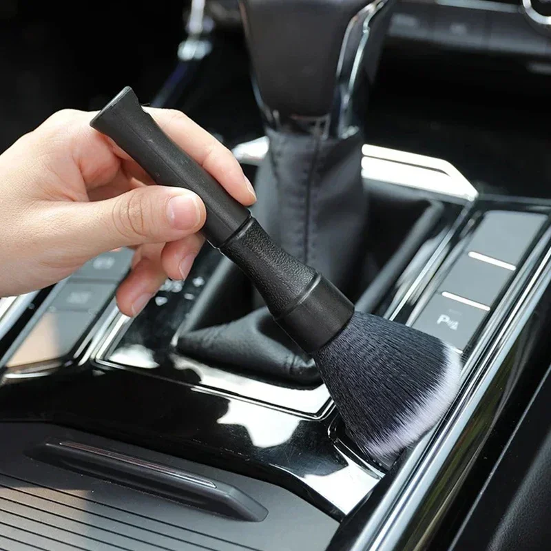 NEW Automotive Detail Brush Ultra Soft Fiber Brush Electrostatic Dust Removal Tool Gap Brush Cleaning Brush Cleaning Vent
