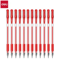 Vibrant Gel Pen Set - Assorted Ink Colors for Writing & Office Essentials (12 - Pack) (Red 12pcs)