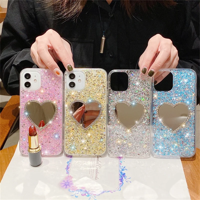 Diamant Coeur D'amour Pour OPPO A98 A95 A94 A93 A78 A76 A74 A55 A54 A53 A52 A17 A16 A15 A9 A5 2020 Reno 7 8 4G 5G_voghion.com
