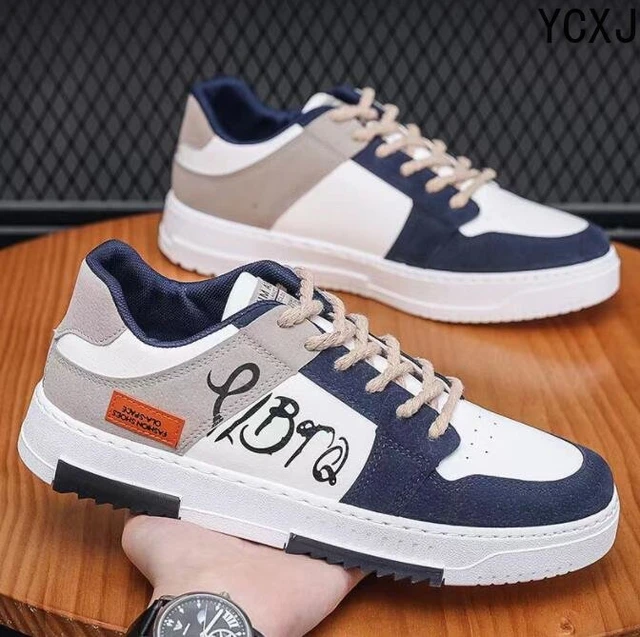 Men's Casual Sports Style Board Shoes With Rope Laces, Fashionable And  Versatile